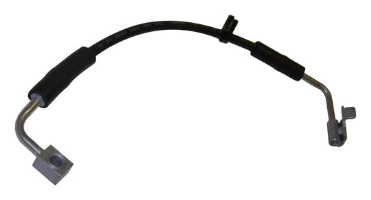 52060045AE Front, Driver Side Brake Line, Metal and Rubber