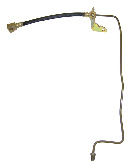 52128431AC Rear, Driver Side Brake Line, Metal and Rubber