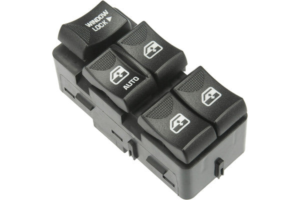 GM1315224 Front, Driver Side Window Switch Black