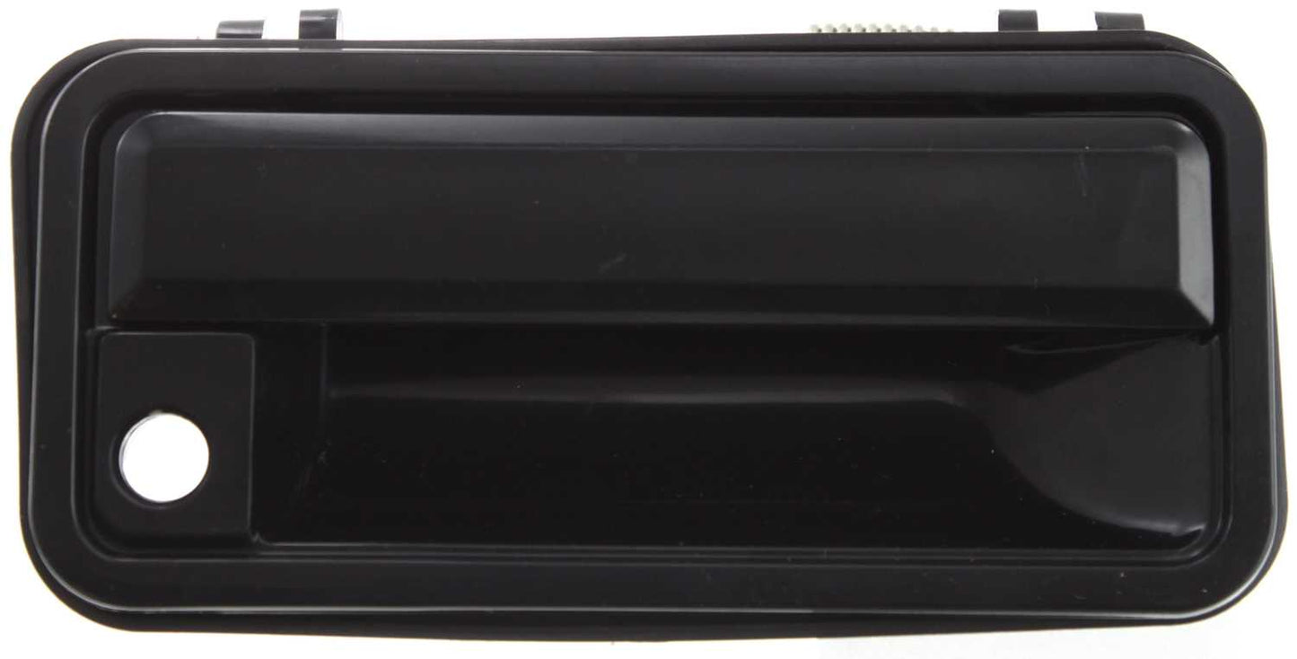 Tailgate Handle, Smooth Black, Metal, Does Not Include Mounting Hardware, Mounted On Fold-down Gate