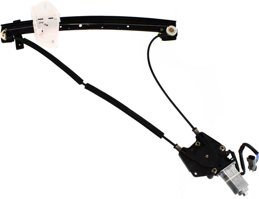 Передний электростеклоподъемник со стороны водителя, с мотором