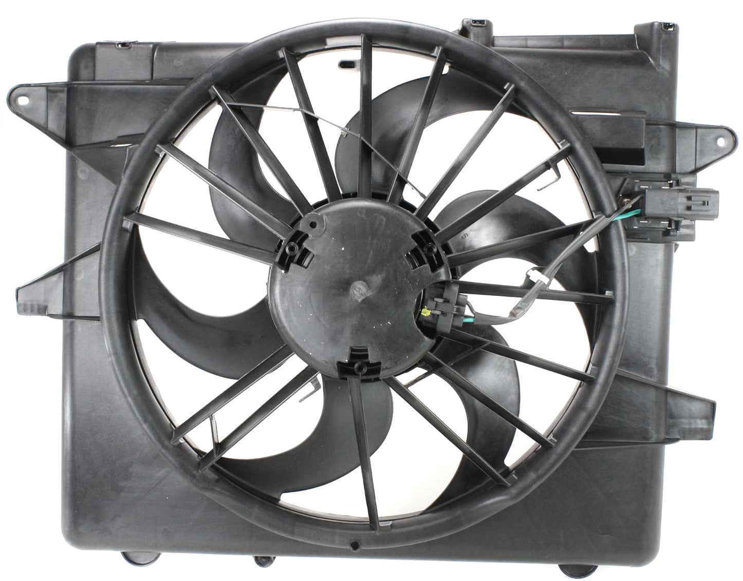 Radiator Fan - Fan Blade, Motor and Shroud