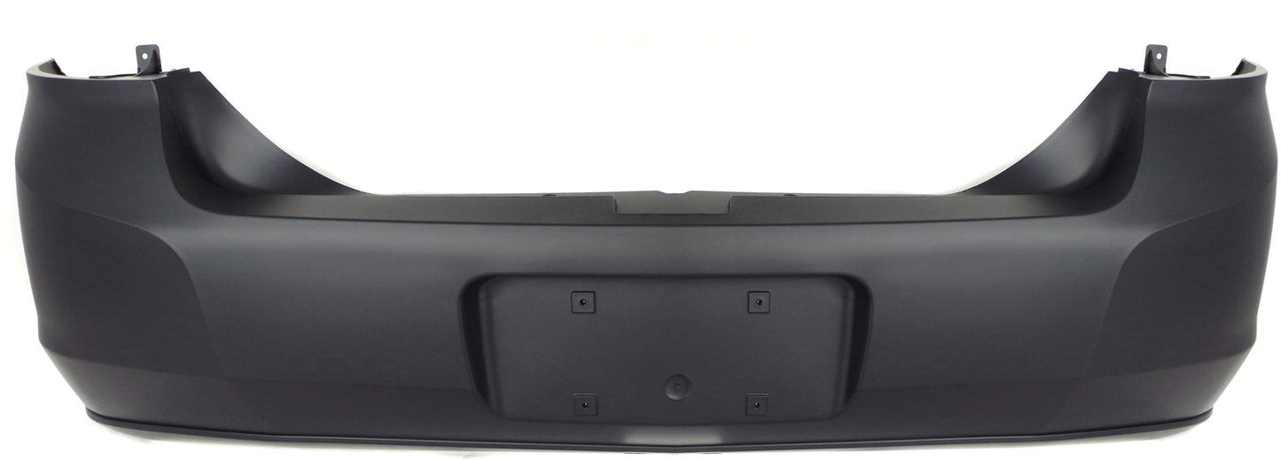 Rear Primed Bumper Cover, Without Parking Aid Sensor Holes