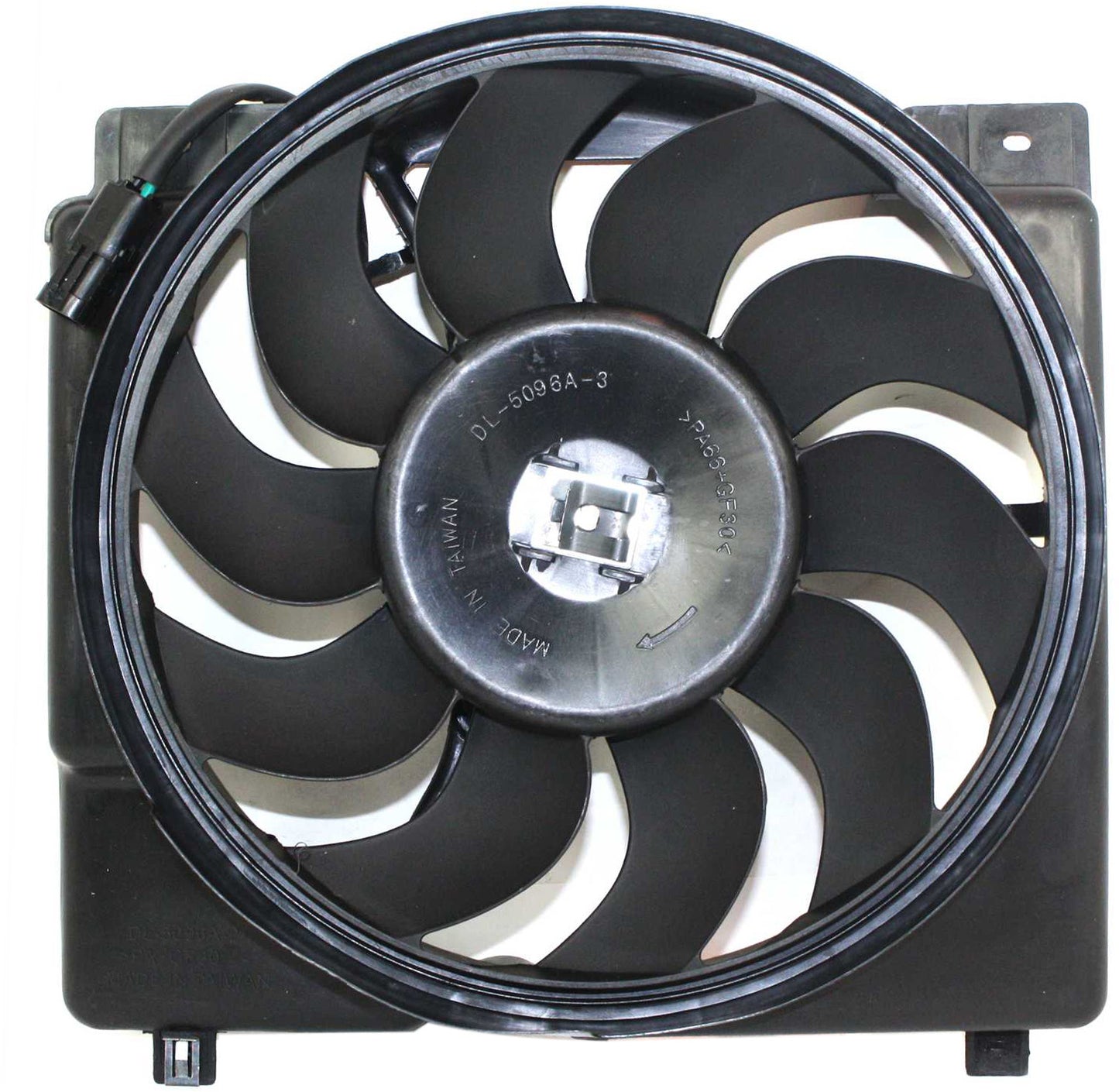 Radiator Fan - Fan Blade, Motor and Shroud, 6 Cyl., 4.0L Engine