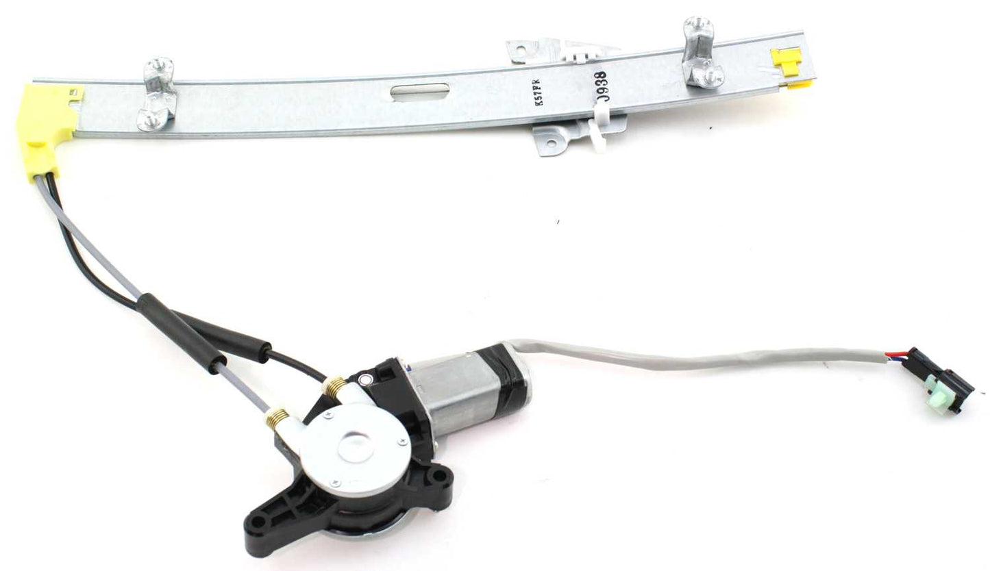 Front, Passenger Side Power Window Regulator, With Motor