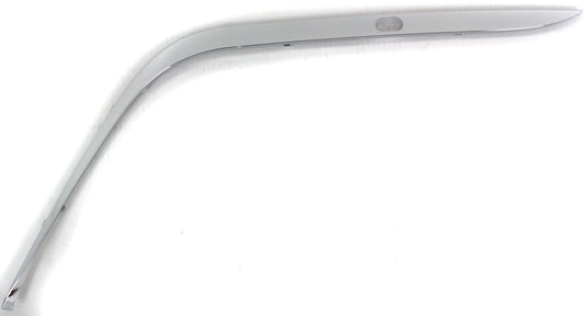 Front, Driver Side, Outer Bumper Trim, Chrome, Side Bumper Molding, Base Model