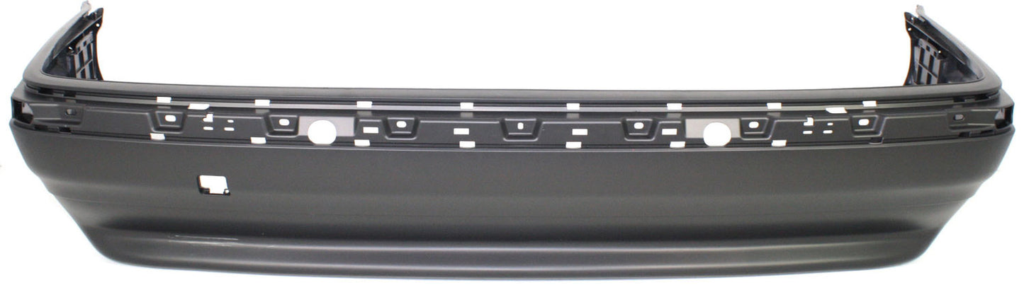 Rear Primed Bumper Cover, Without Park Distance Control, With Molding Holes