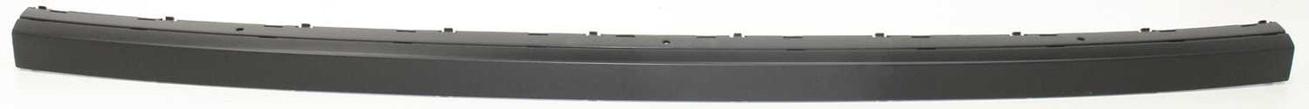Rear, Center Bumper Trim, Black, Center Impact Strip, Without Parking Aid Sensor Holes, Base Model