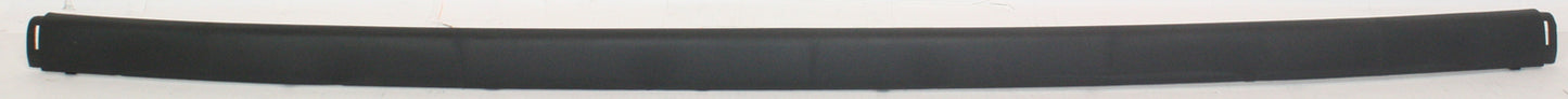 Rear, Center Bumper Trim, Black, Base Model