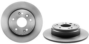 08.8868.11 Rear Brake Disc, Plain Surface, Solid, 5 Lugs, 282 mm, Premium UV Coated Series