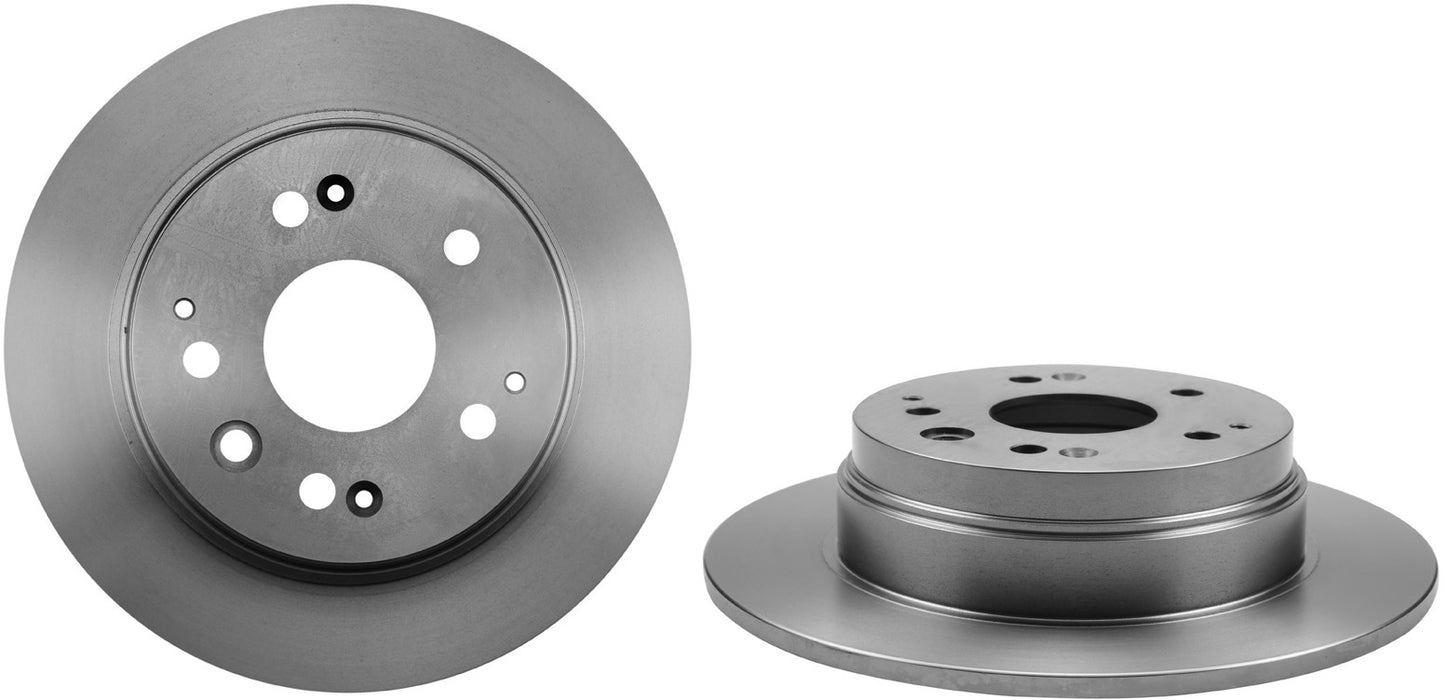 08.9100.10 Rear Brake Disc, Plain Surface, Solid, 5 Lugs, 282 mm, 3.2L, 6Cyl, Premium UV Coated Series
