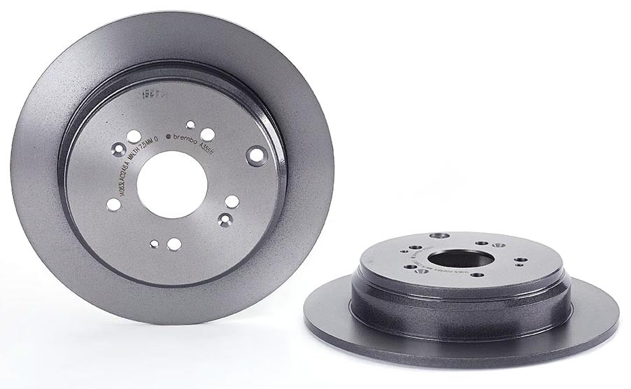 08.A355.11 Rear Brake Disc, Plain Surface, Solid, 5 Lugs, 305 mm, Premium UV Coated Series