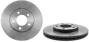 09.7457.81 Front Brake Disc, Plain Surface, Vented, 5 Lugs, 276 mm, Premium UV Coated Series