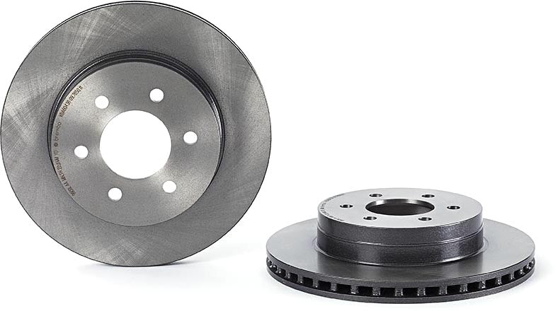 09.7650.11 Front Brake Disc, Plain Surface, Vented, 6 Lugs, 287 mm, Premium UV Coated Series