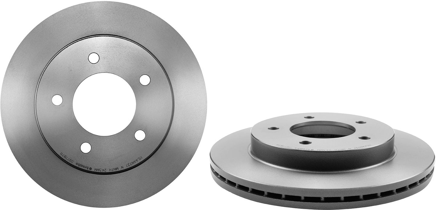 09.7787.11 Front Brake Disc, Plain Surface, Vented, 5 Lugs, 308 mm, Premium UV Coated Series