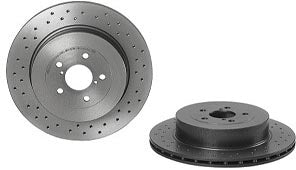 09.7813.1X Задний тормозной диск, перфорированный, вентилируемый, 5 болтов, 316 мм, 2,5 л, 4 цилиндра, серия Xtra