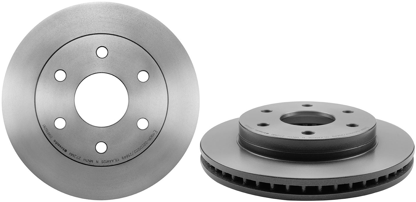 09.8192.81 Передний тормозной диск, со стороны водителя или пассажира, гладкая поверхность, вентилируемый, 6 болтов, 305 мм, серия Premium UV-покрытие