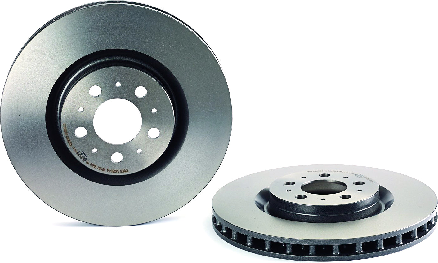 09.8614.11 Front, Driver or Passenger Side Brake Disc, Plain Surface, Vented, 5 Lugs, 330 mm, 2.5L, 5Cyl, Premium UV Coated Series