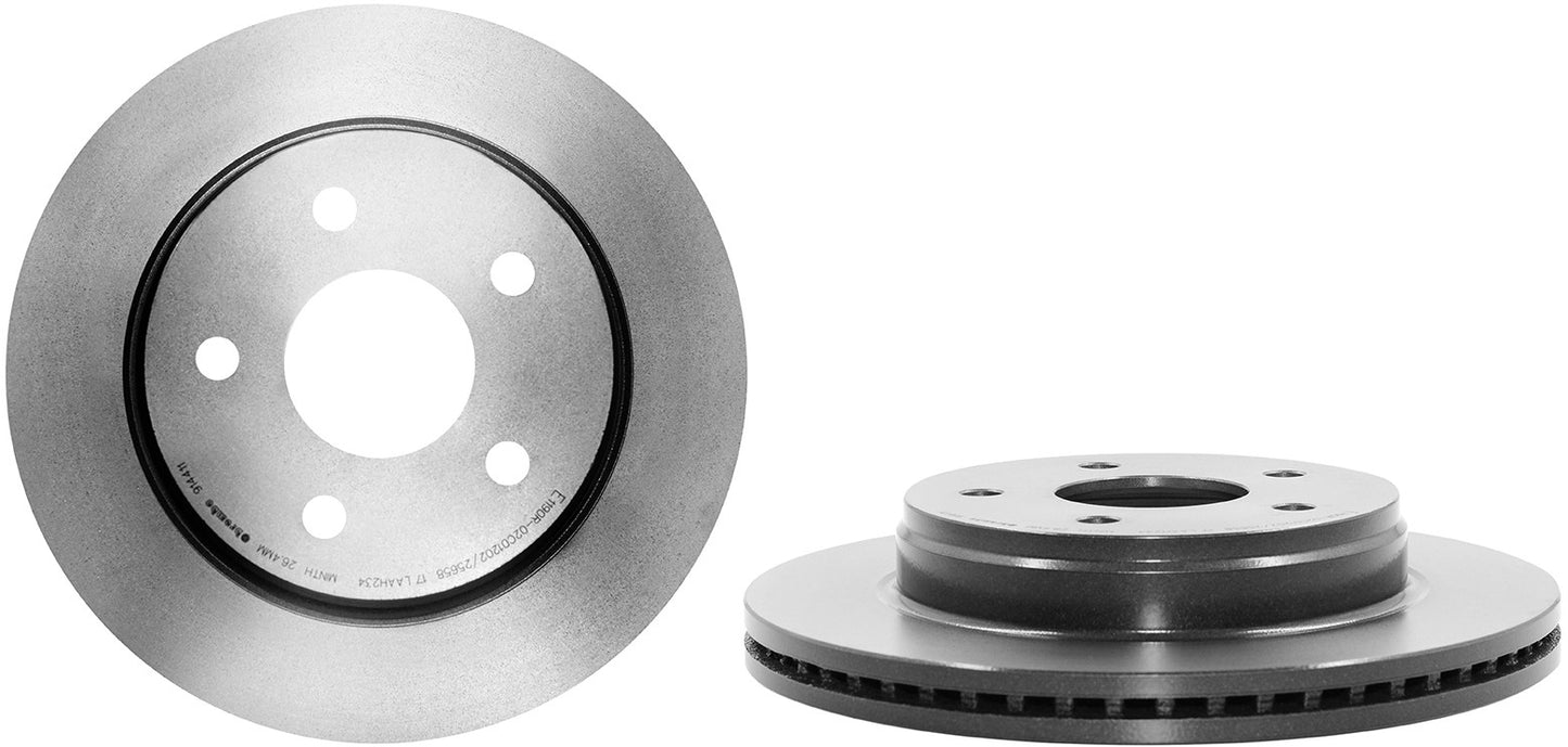 09.9144.11 Передний тормозной диск, со стороны водителя или пассажира, гладкая поверхность, вентилируемый, 5 болтов, 336 мм, серия Premium UV-покрытие