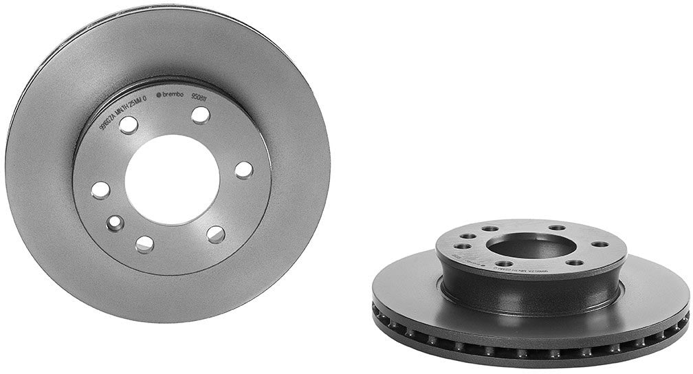 09.9508.11 Front Brake Disc, Plain Surface, Vented, 6 Lugs, 300 mm, Premium UV Coated Series