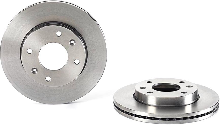 09.9555.20 Front Brake Disc, Plain Surface, Vented, 4 Lugs, 256 mm, 2.0L, 4Cyl, Premium UV Coated Series