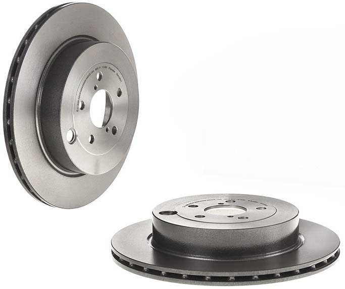09.A198.21 Rear Brake Disc, Plain Surface, Vented, 5 Lugs, 316 mm, 2.0L, 4Cyl, Premium UV Coated Series