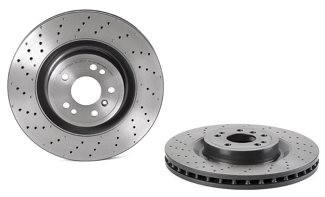 09.A958.21 Передний тормозной диск, перфорированный, вентилируемый, 5 болтов, 350 мм, серия Premium UV с покрытием