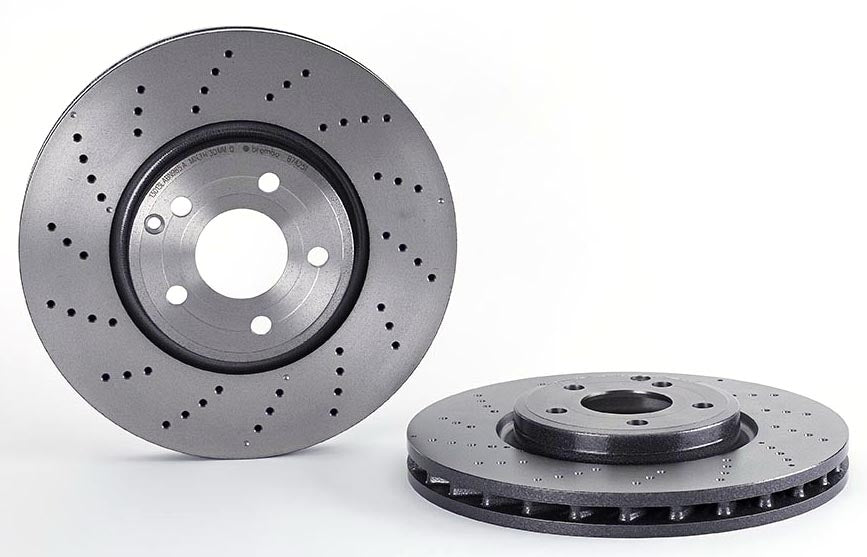 09.B742.51 Передний тормозной диск, перфорированный, вентилируемый, 5 болтов, 322 мм, 3,0 л, 6 цилиндров, серия Premium UV с покрытием