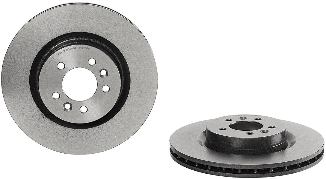 09.B858.11 Front Brake Disc, Plain Surface, Vented, 5 Lugs, 360 mm, Premium UV Coated Series