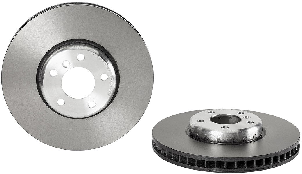 09.C405.13 Front, Driver Side Brake Disc, Plain Surface, Vented, 5 Lugs, 348 mm, Premium UV Coated Series