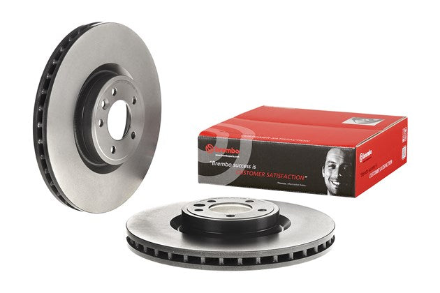 09.C820.11 Front, Driver or Passenger Side Brake Disc, Plain Surface, Vented, 5 Lugs, 380 mm, Premium UV Coated Series