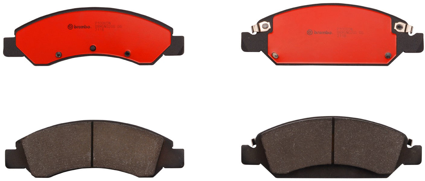 Комплект передних керамических тормозных колодок серии NAO P10065N