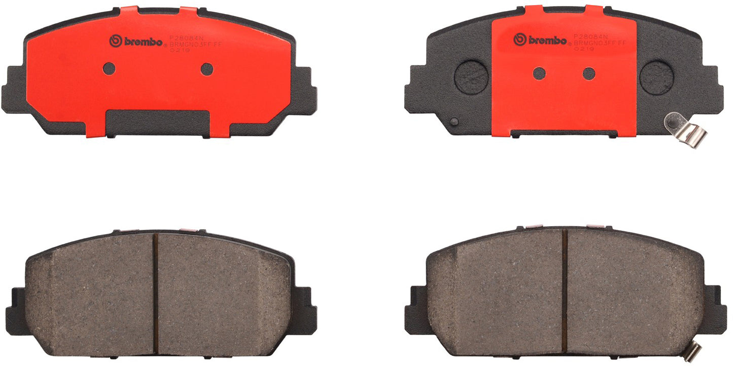 Комплект передних керамических тормозных колодок серии NAO P28084N