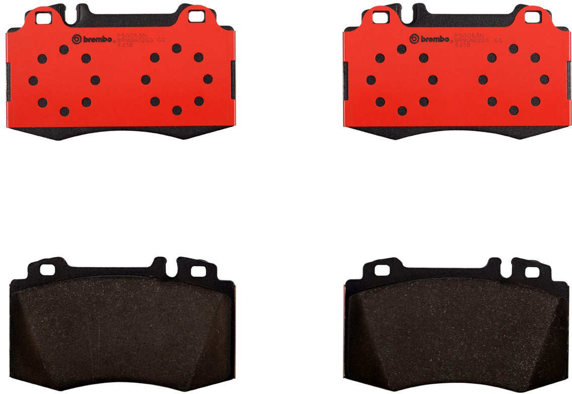 Комплект передних керамических тормозных колодок серии NAO P50053N