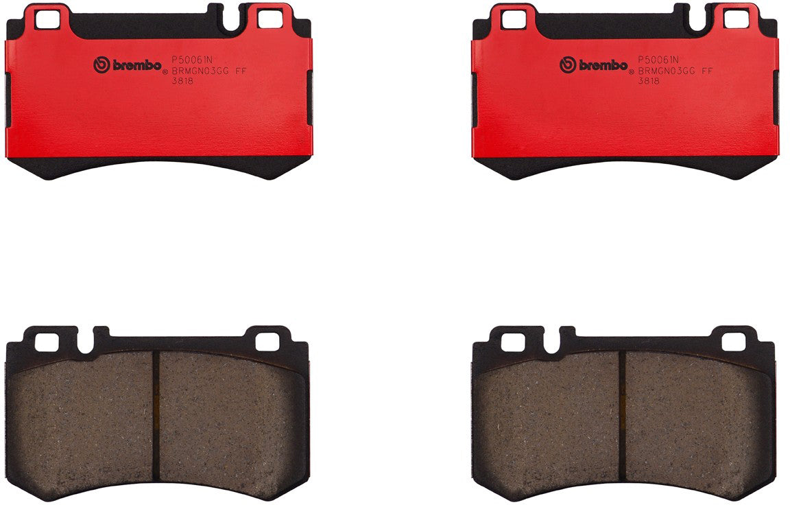 Комплект задних керамических тормозных колодок серии NAO P50061N