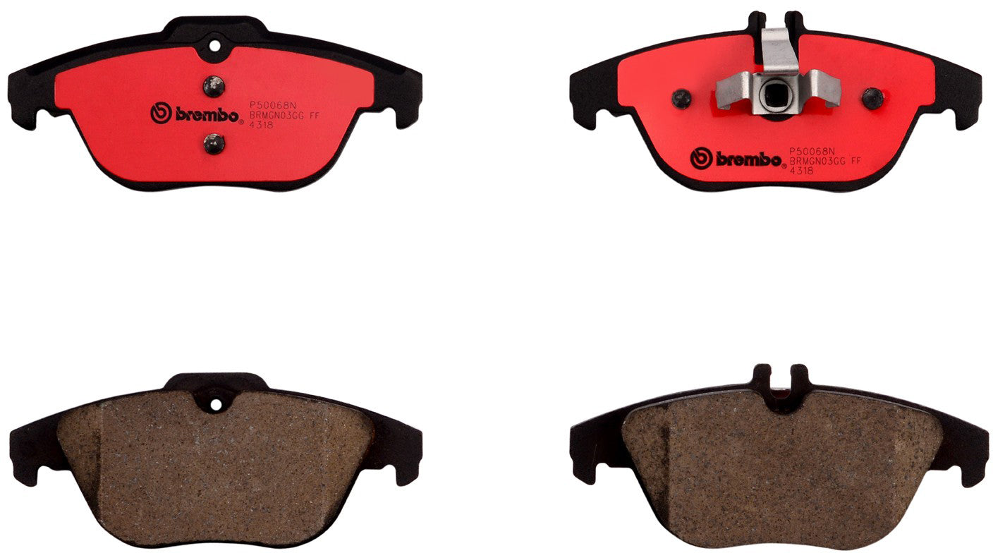 Комплект задних керамических тормозных колодок серии NAO P50068N