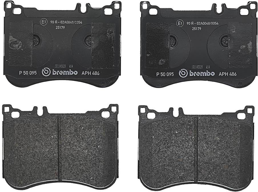 Комплект передних тормозных колодок Low-Met Series Low-Metallic P50095