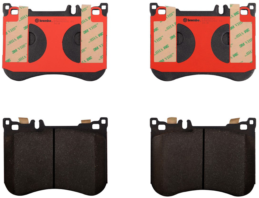 Комплект передних керамических тормозных колодок серии NAO P50095N