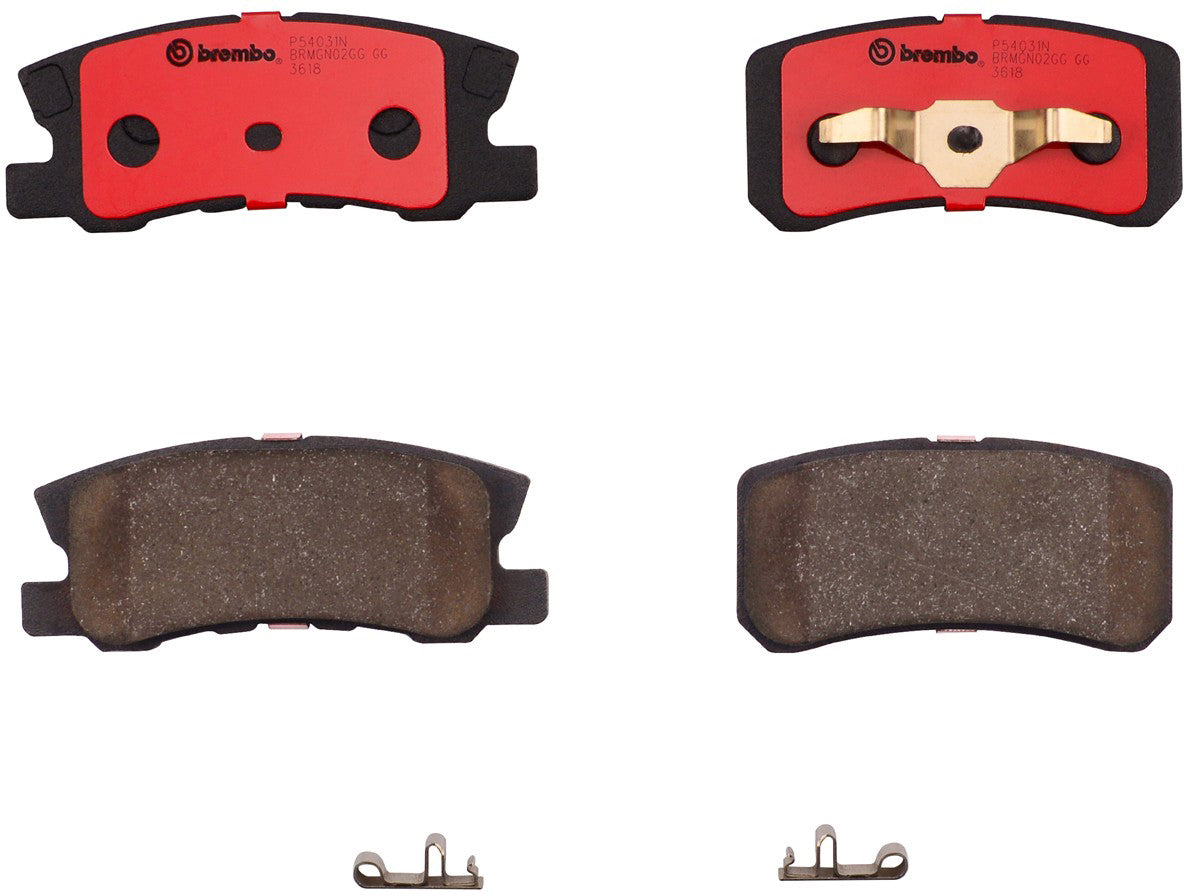 P54031N Rear NAO Series Ceramic Brake Pad Set