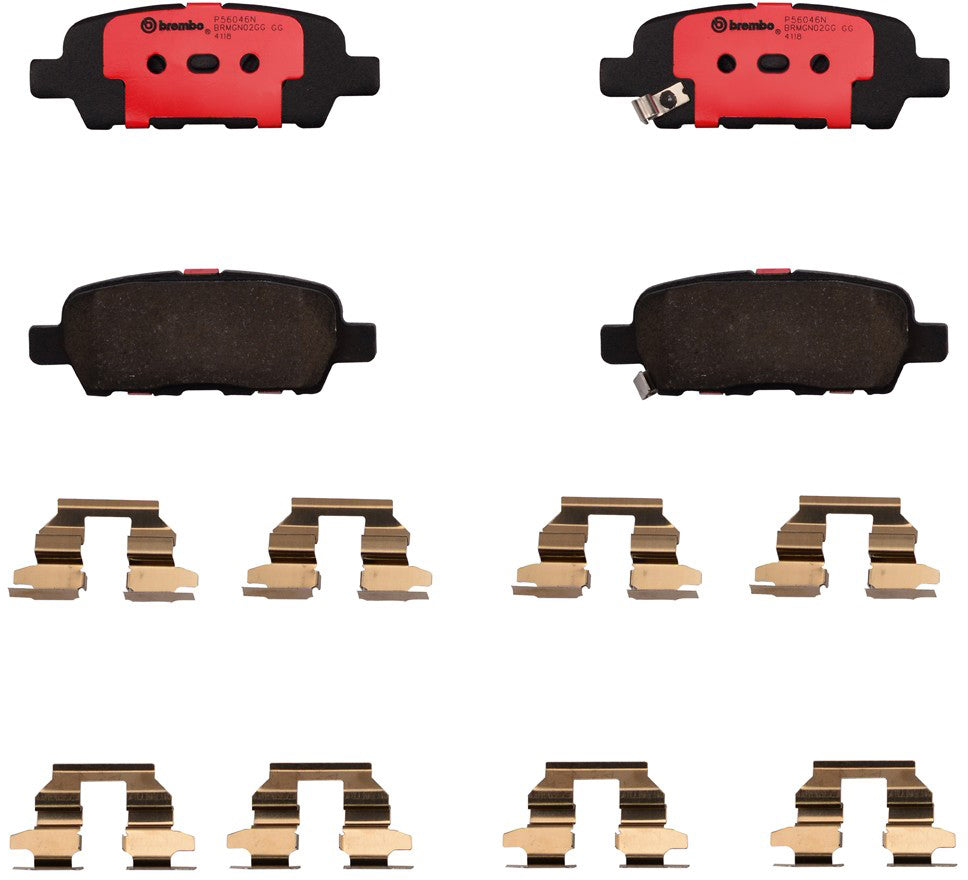 P56046N Rear NAO Series Ceramic Brake Pad Set