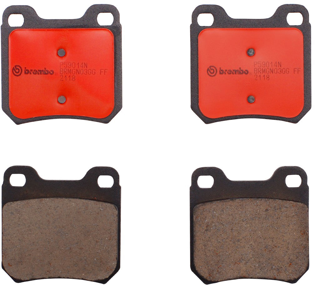 P59014N Rear NAO Series Ceramic Brake Pad Set