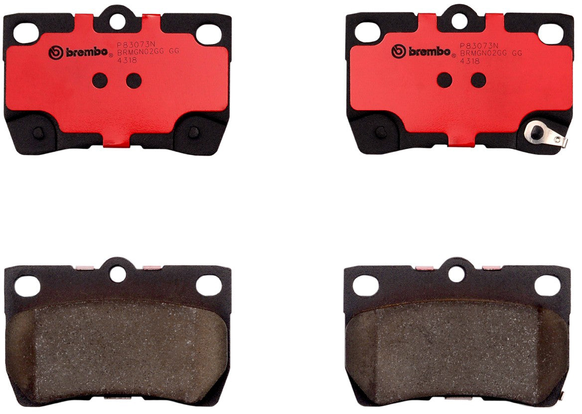 P83073N Rear NAO Series Ceramic Brake Pad Set