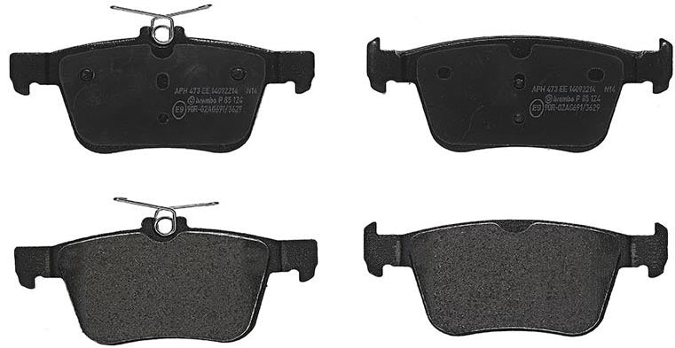 P85124 Rear Low-Met Series Low-Metallic Brake Pad Set