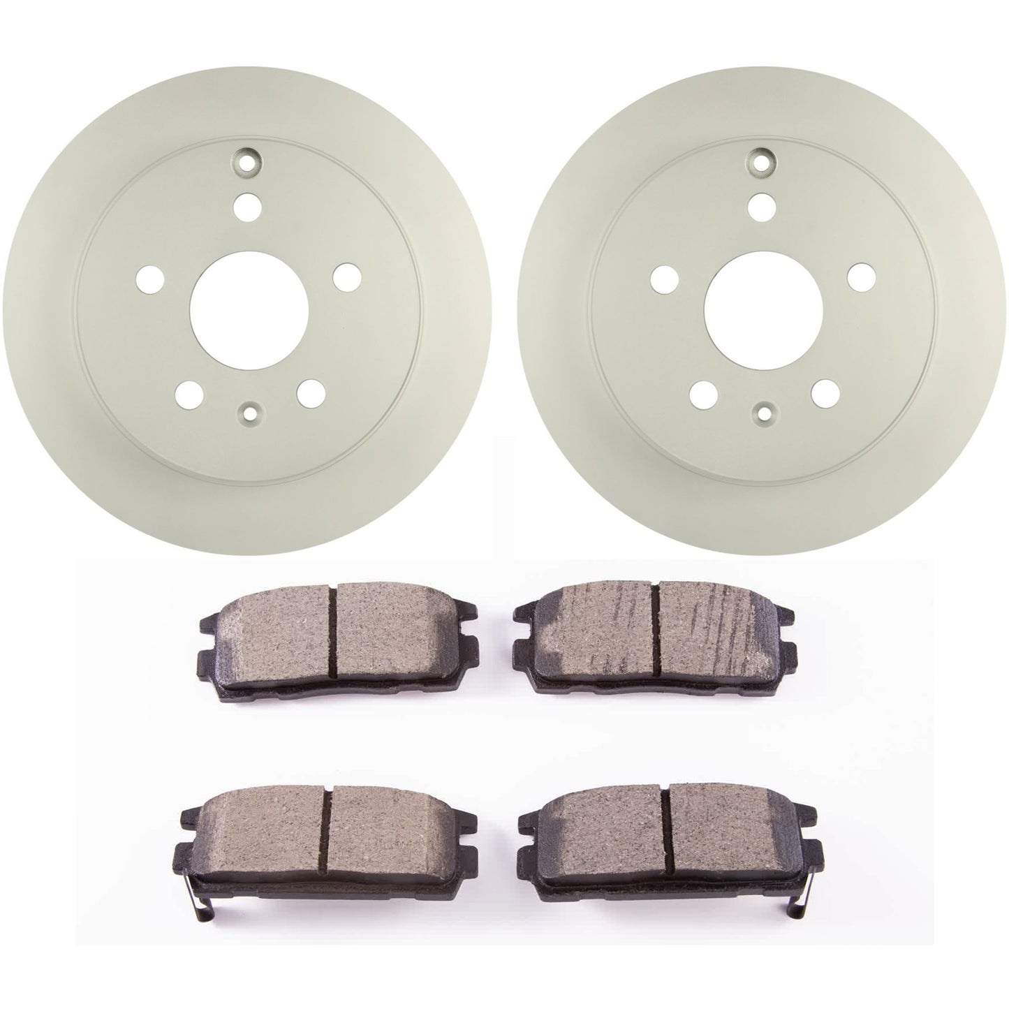 C1275251463 Комплект из 2 задних тормозных дисков и колодок, серия QuietCast 302,9 мм, включает в себя (1) комплект тормозных колодок и (2) тормозных диска