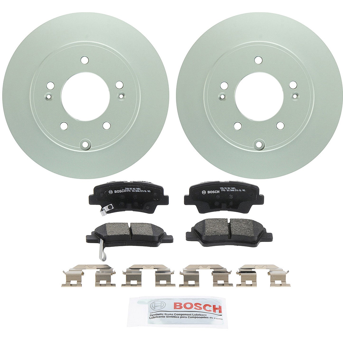 C1313281498 2-Wheel Set Rear Brake Disc and Pad Kit, 284 mm QuietCast Series, Includes (1) Brake Pad Set and (2) Brake Disc