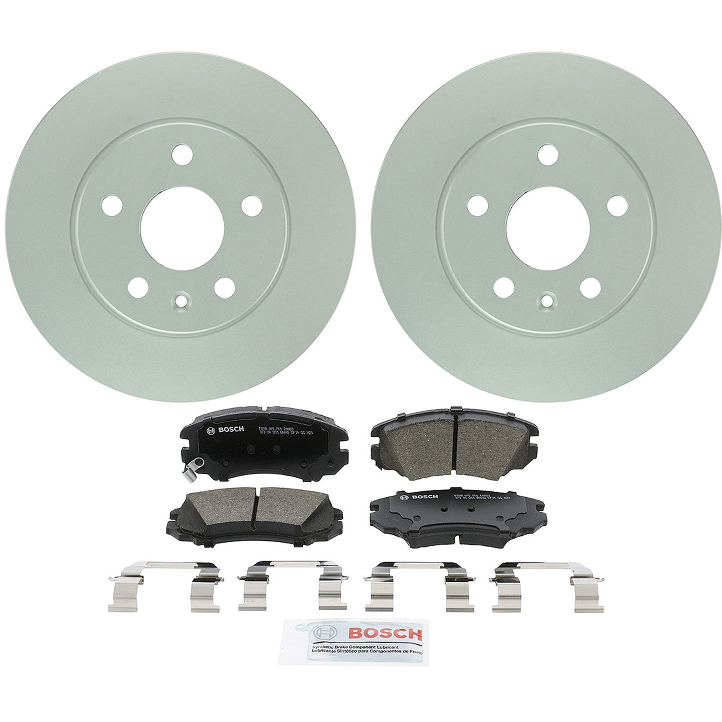 C1421251440 2-Wheel Set Front Brake Disc and Pad Kit, 296 mm QuietCast Series, Includes (1) Brake Pad Set and (2) Brake Disc