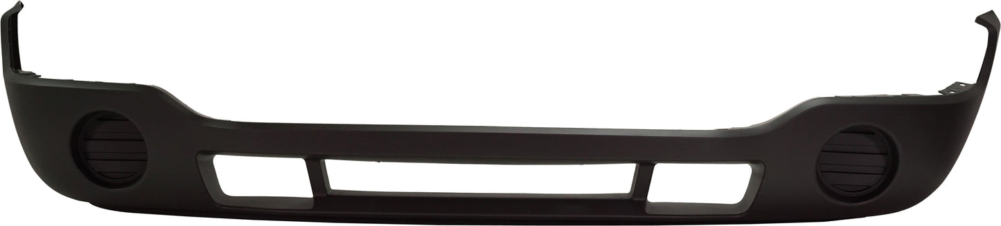 Front Textured Bumper Cover, SLT Model, 2003-2007 (Classic), Without Parking Aid Sensor Holes, Without Fog Light Holes