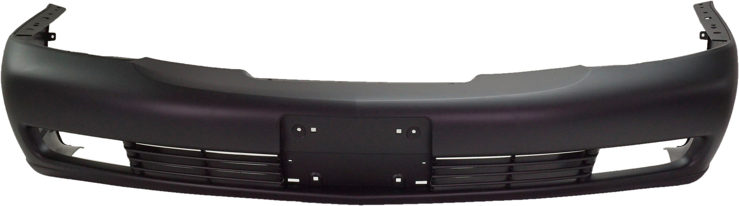 Front Primed Bumper Cover, Base/DTS Models, With Fog Light Holes