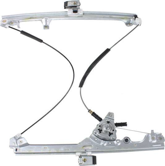 Front, Driver Side Manual Window Regulator, Hand-Crank Type
