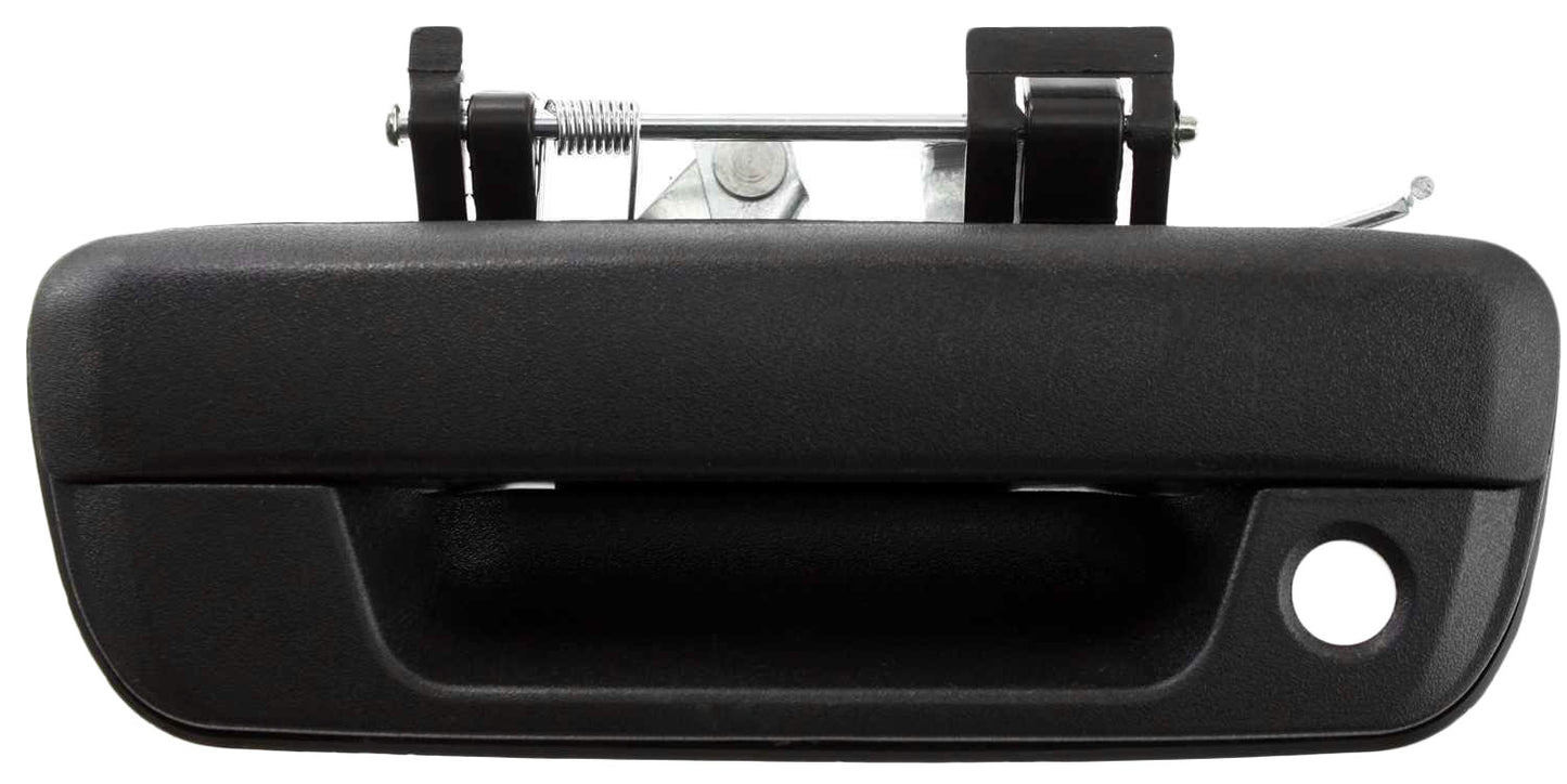 Tailgate Handle, Textured Black Plastic Without Camera Hole With Key Hole